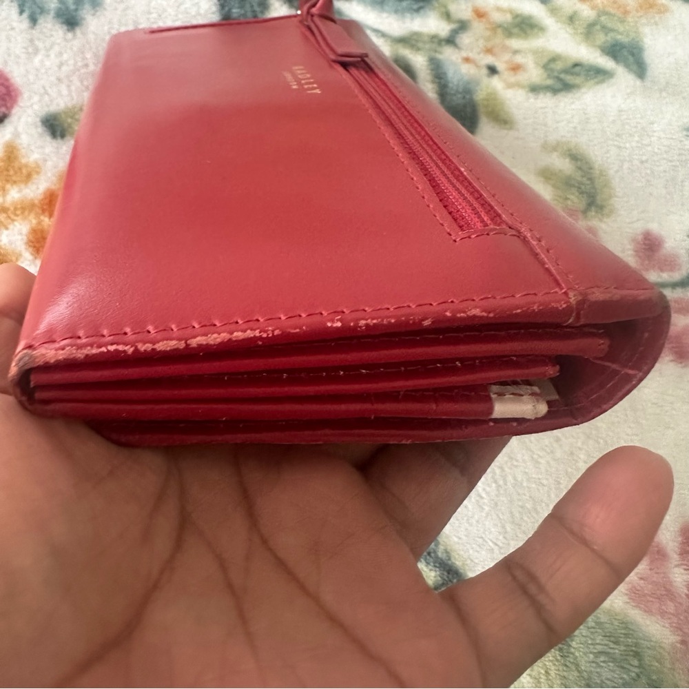 Radley London In Bloom Leather Wallet Red - Picture 6 of 10